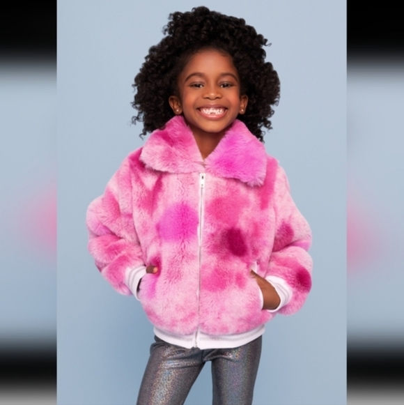 MIA Other - MIA NEW YORK Vibrant Pink Faux Fur Jacket